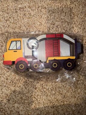 Wooden Tank Truck Piggy Bank for Kids Clear Window Transparent